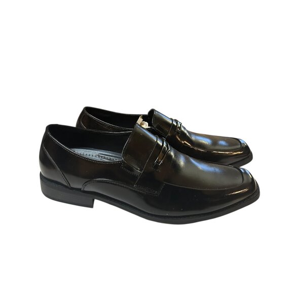 Old Money Classic Dark Academia Preppy Collegiate Leather Slip-On Loafers 13M - Picture 1 of 11